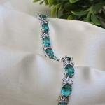 Royal blue topaz bracelet