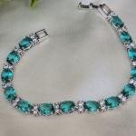 Royal blue topaz bracelet