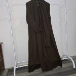 Brown ziper abaya