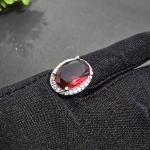 Beautiful garnet pendant set