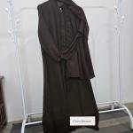 Brown ziper abaya