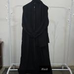 Black ziper abaya