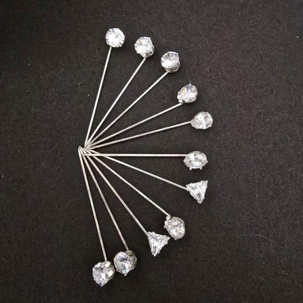Crystal hijab pins