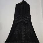 Black abaya.