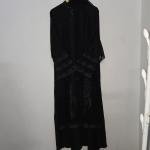 Black abaya.