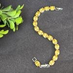 Yellow fish cut bracelet