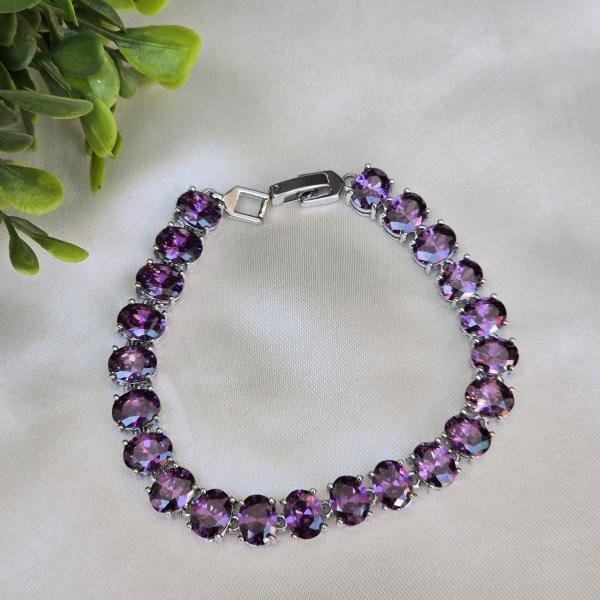 Purple bracelet